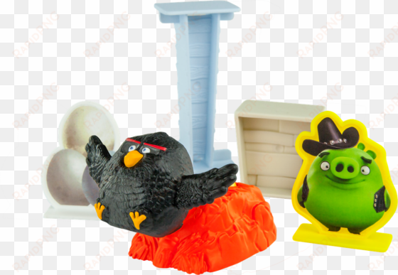 angry birds happy meal - mcdonald's angry birds toys bomb launcher