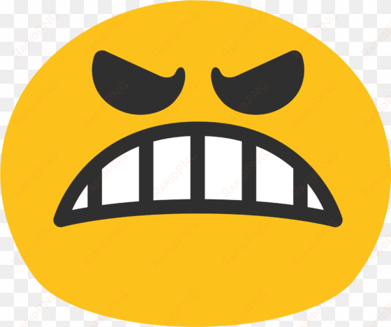 angry emoji transparent background - transparent background emoji vector