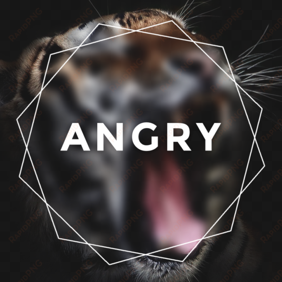 angry mouth png