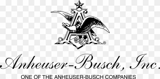 anheuser busch - anheuser busch logo white png