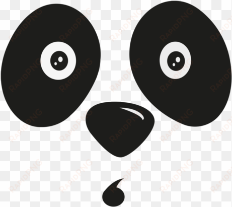 animal, cartoon, and lovely image - panda cartoon cute face