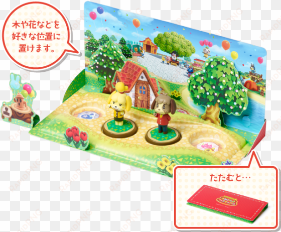 animal crossing amiibo diorama announced for japan - diorama animal crossing