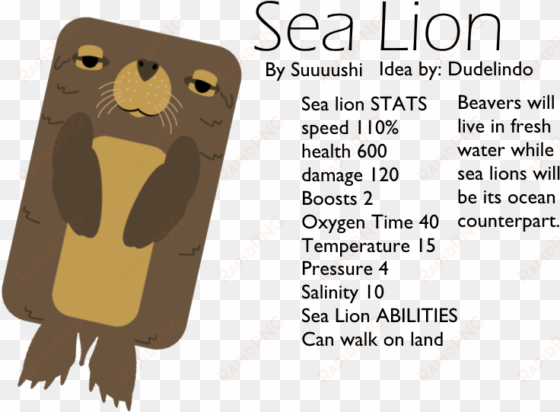 animal[animal] sea lion - illustration