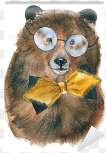 animals hipsters - bear