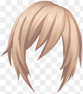anime blonde hair png