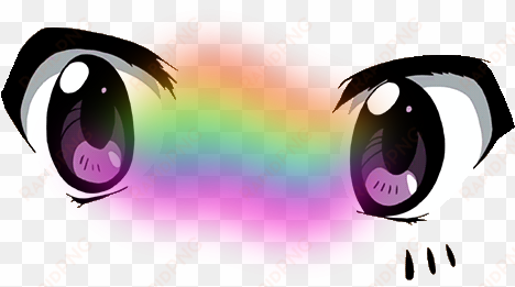 anime eyes cute tumblr vaporwave - kawaii eyes transparent background