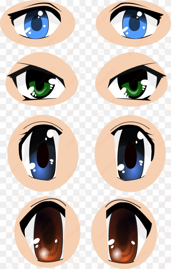 anime eyes svg vector images - anime eyes