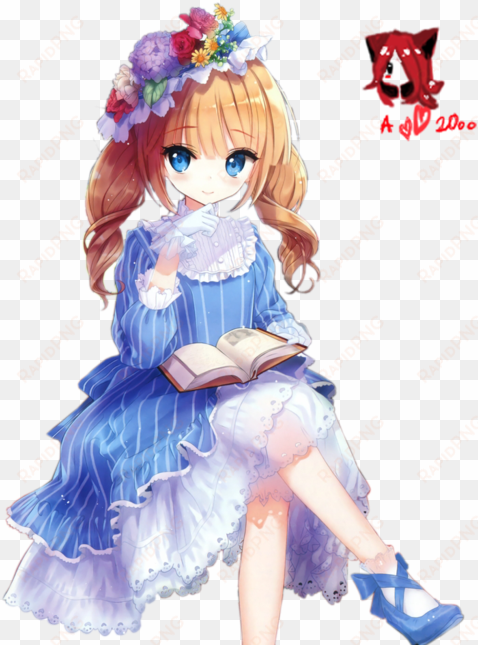 anime hair knot - cartoon