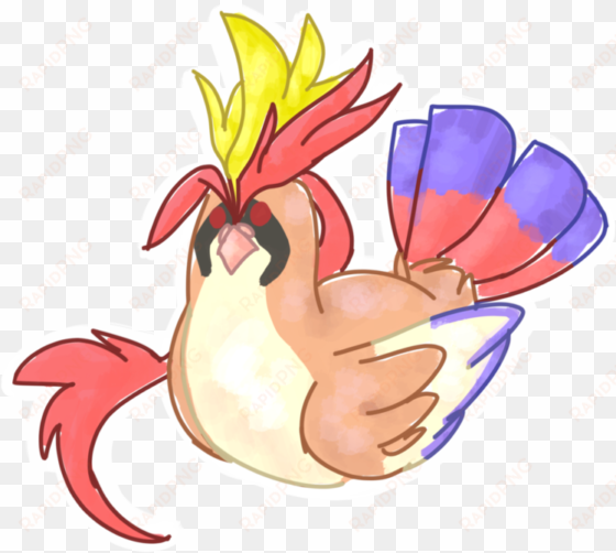 anime hair pigeon - cartoon