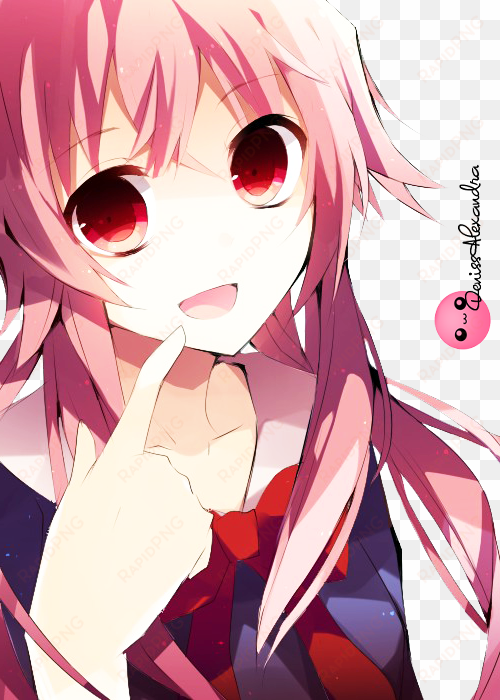 anime, mirai nikki, and manga image - mirai nikki yuno gasai kawaii