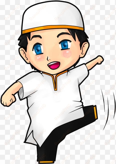 anime muslim png - chibi boy muslim png