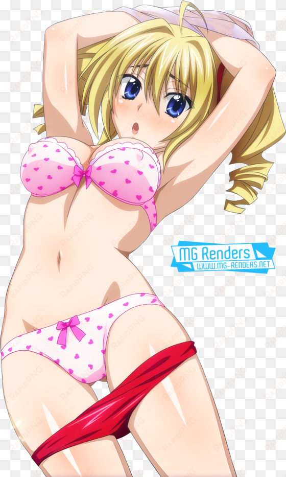 anime render ecchi transparent background armpit blonde - lucy heartfilia ecchi render