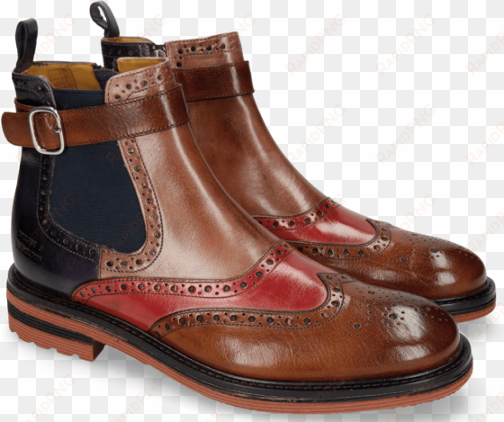 ankle boots trevor 6 wood rich red light purple melanzana - chelsea boot