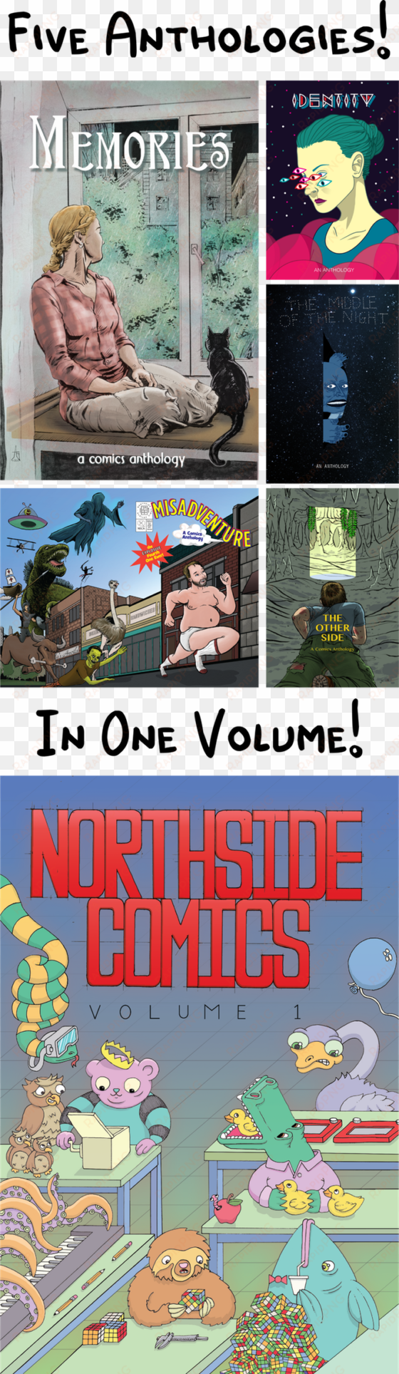 anthologies included in volume 1 from northside comics - comics