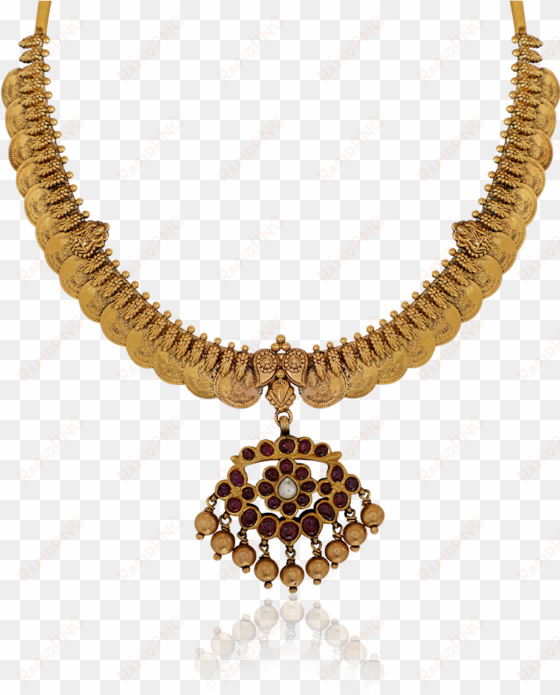 antique ruby kasumalai necklace