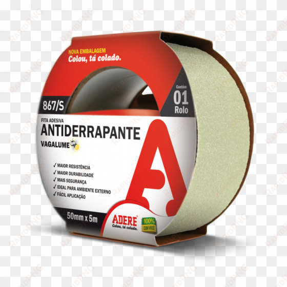 antislip tape 867 neon - fita antiderrapante adere, transparente, 5 cm x 5 metros