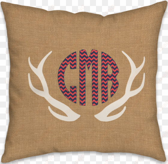 antler monogram - reindeer