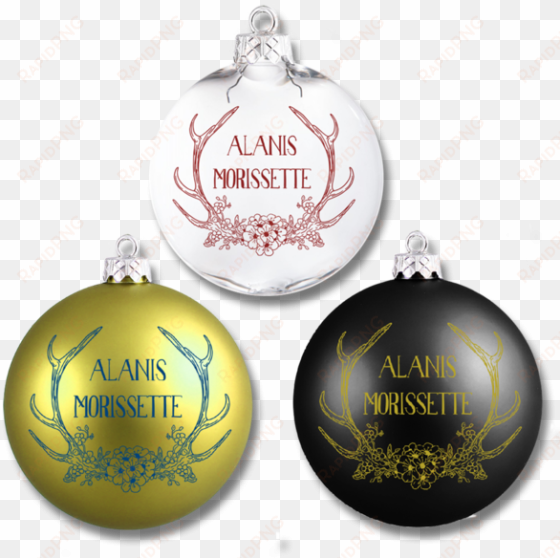 antlers ornament set - alanis morissette