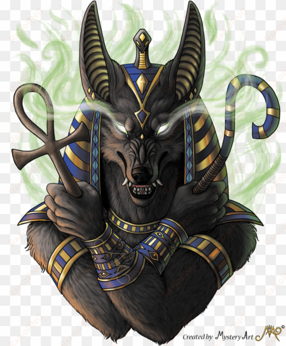 "anubis"he was invented a long long time ago in the - anubis art
