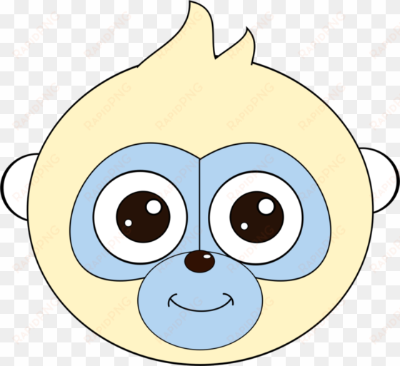 ape cartoon monkey head animal - gambar kartun kepala monyet