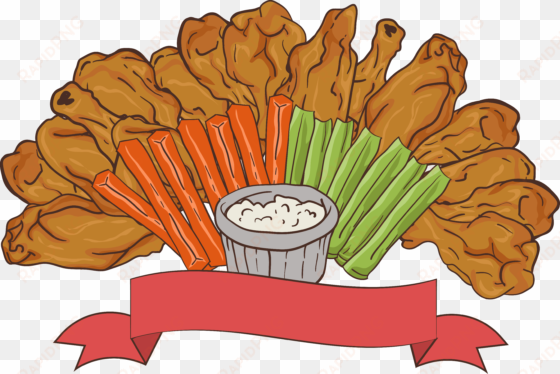 appetizers clipart fried chicken wing - chicken as food