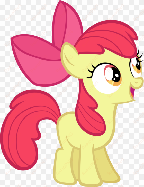 apple bloom vector - my little pony apple bloom