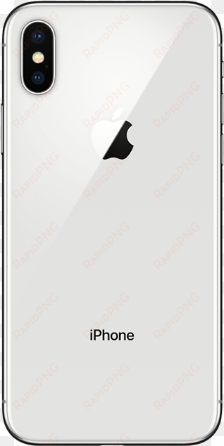 Apple Iphone X 64 Gb Silver Back - Iphone 6s Price In Makkah transparent png image