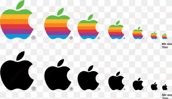 apple logo free vector - apple logo real size