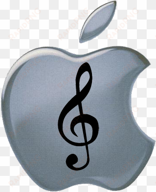 apple music - treble clef