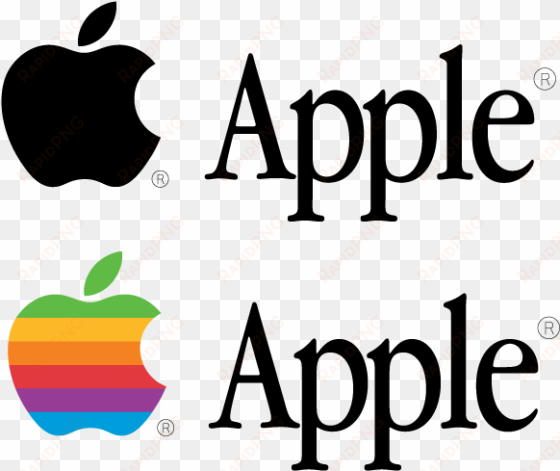 apple rainbow vector logo - vector logo de apple