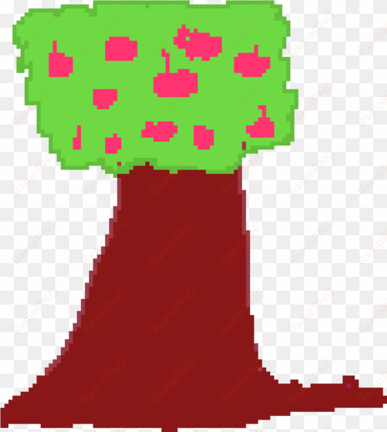 apple tree - apple tree pixel art