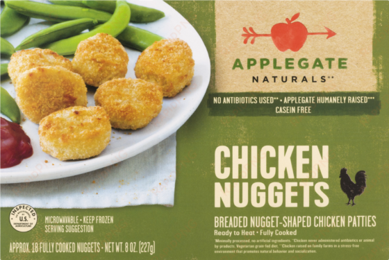 Applegate Naturals Gluten-free Chicken Nuggets - 8 transparent png image