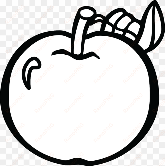 , , - apples free clip art black and white