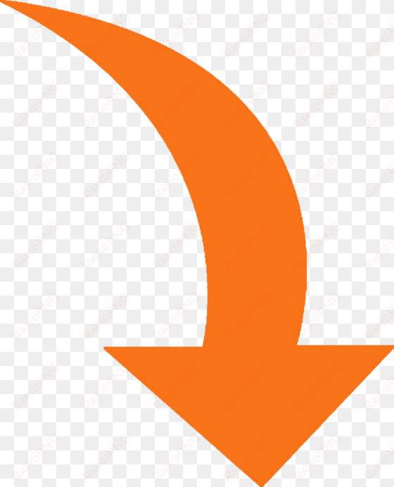 appliances and furniture - curved arrow orange png