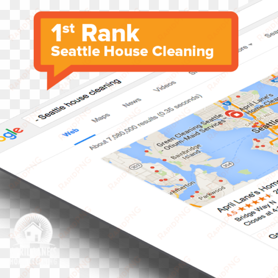 april lanes home cleaning - display advertising