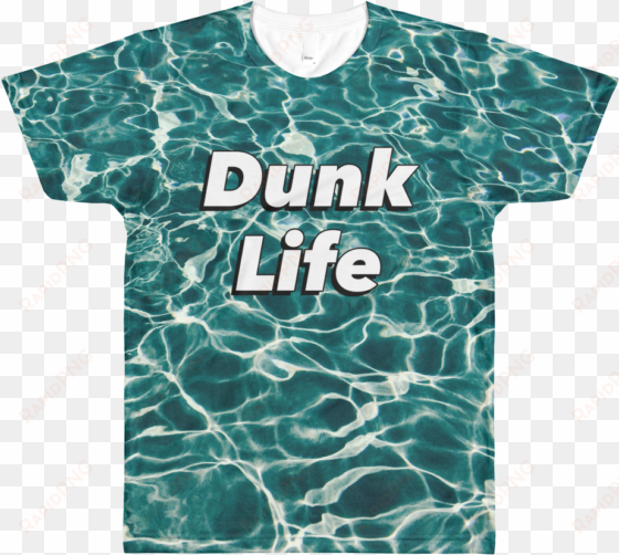 aqua dunk life t-shirt - zazzle poolwassermuster baby-decke