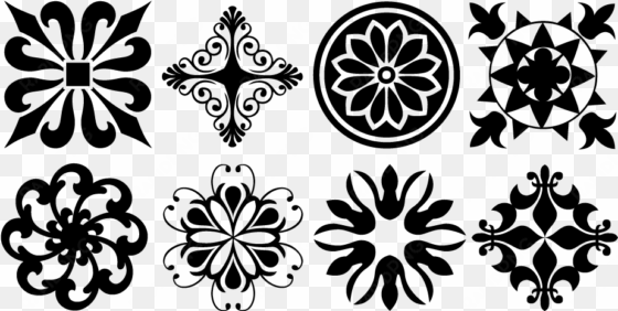 arabic vector ornament - floral design