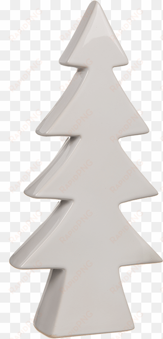 Árbol de navidad blanco en cerámica - albero di natale in ceramica bianco