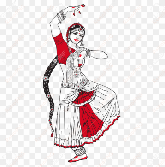 arch vector abstract - bharatanatyam images for drawing