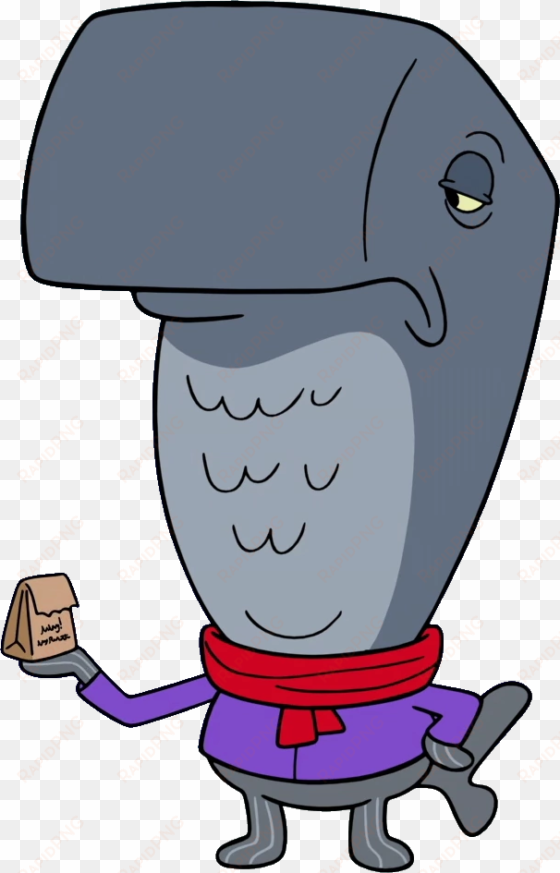 arctic sperm whale - spongebob whale