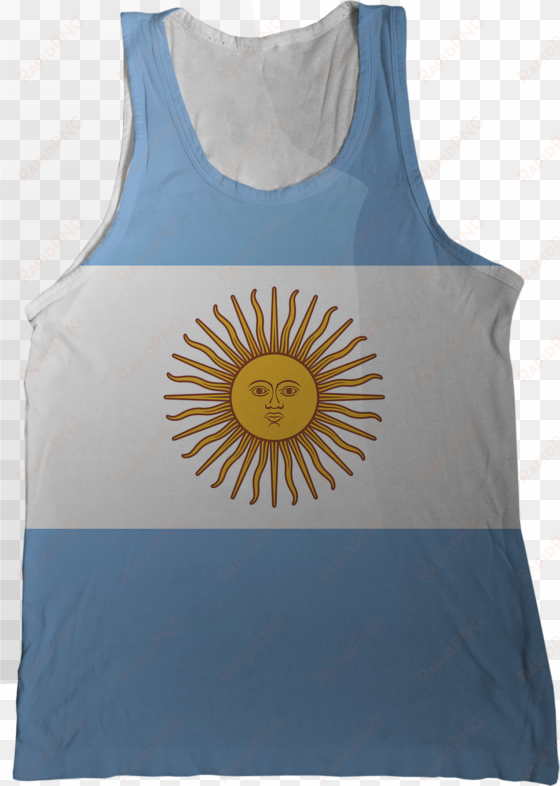 argentina flag tank top - logo of argentina