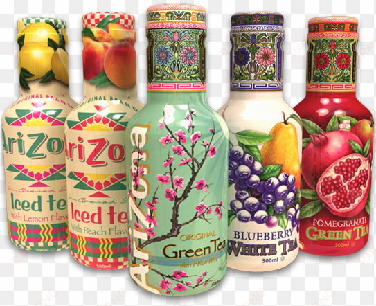 arizona - arizona pomegranate green tea (500ml)