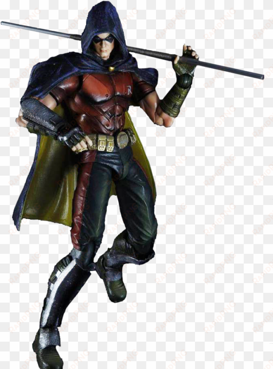 arkham city robin png transparent image - batman arkham city play arts kai robin version