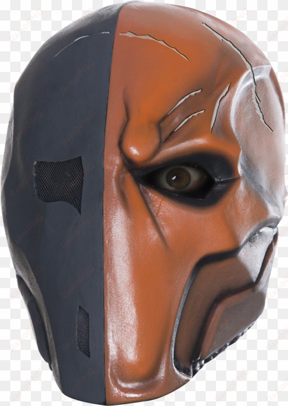 arkham deathstroke deluxe latex mask - deathstroke mask arkham origins