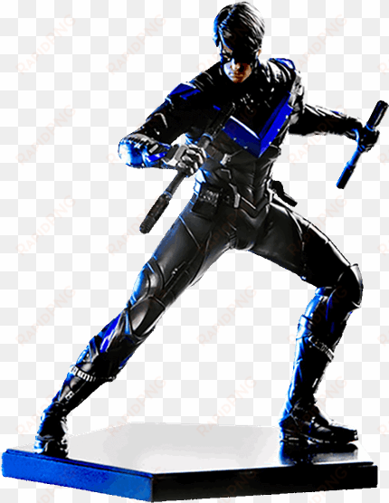 arkham knight - arkham knight nightwing 1 10 art scale