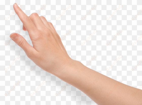 arm pointing png jpg black and white stock - touch screen hand png
