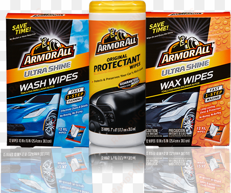 armor all® products - armor all - ultra shine wax wipes 12ct