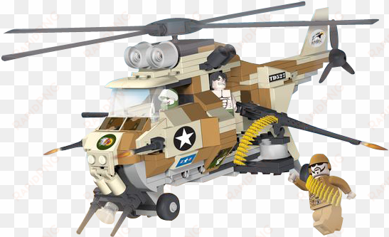 army - army - 250 piece desert hawk military helicopter