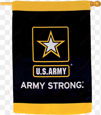 army star logo army strong house flag - us army army strong