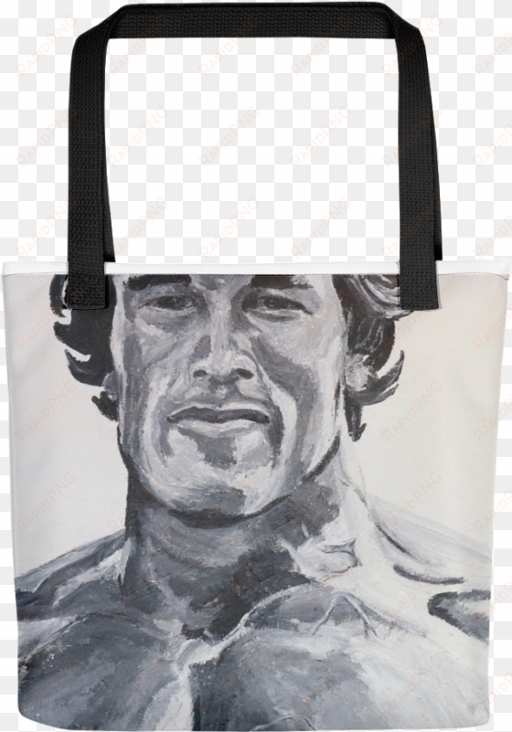 arnold schwarzenegger icons of the 70's tote - arnold schwarzenegger